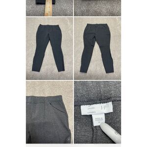 J. jill womens ponte legging pant sz medium pullon on gray stretch Elastic Waist
